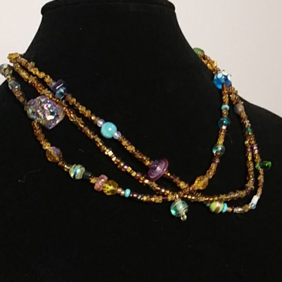 13" beaded necklace - Picture 4 of 4